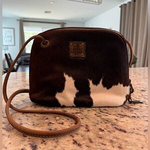 STS Ranch Wear Cowhide Leather Crossbody Bag Purse Tote Western  Yellowstone